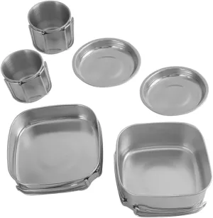 1 Set Outdoor Camping Cookware Multi Use Cooking Pot and Pan Kit for Hiking BBQ and Picnics Durable and Portable Cooking Essentials for Outdoor Activities
