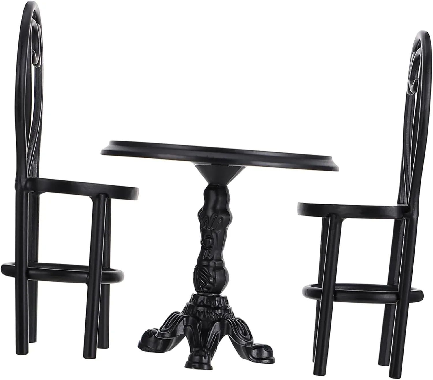 1:12 Scale Dollhouse Mini Dining Table Chair Set Doll Furniture for Fairy Garden Boys and