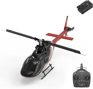 1/27 Scale RC Helicopters for Adults, F08 2.4G 6CH Brushless Remote Control Helicopter Model with Flight Stability & Flow Positioning,1 Battery