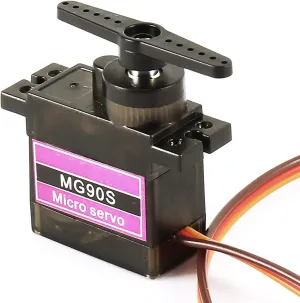 1/3 / 5PCS MG90S Servo Micro 9G Servo Motor Metal Geared Micro Servo Motor 9G Smart Robot Car Helicopter Plane Boat