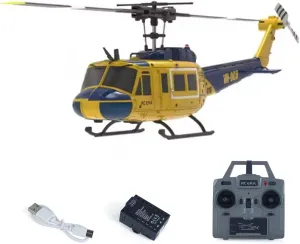 1/48 Rc Simulation Helicopter Model C032 Uh-1 Remote Control Stunt Aircraft One Click 3D Flip Optical Flow Positioning Gift Toy