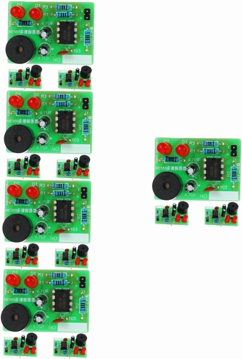 15sets Soldering Practice Kit for Electronics Flash Circuit Board for Learning Soldering Skills Anywhere Compact and Portable Welding Practice for Hobbyists