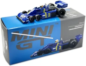 1/64 Alloy Racing Car P34 584#4 583#3 Model for Tyrrell1976 PatricDepailler Place Car Adult Collection Vehicle Model Gift (P34#3)