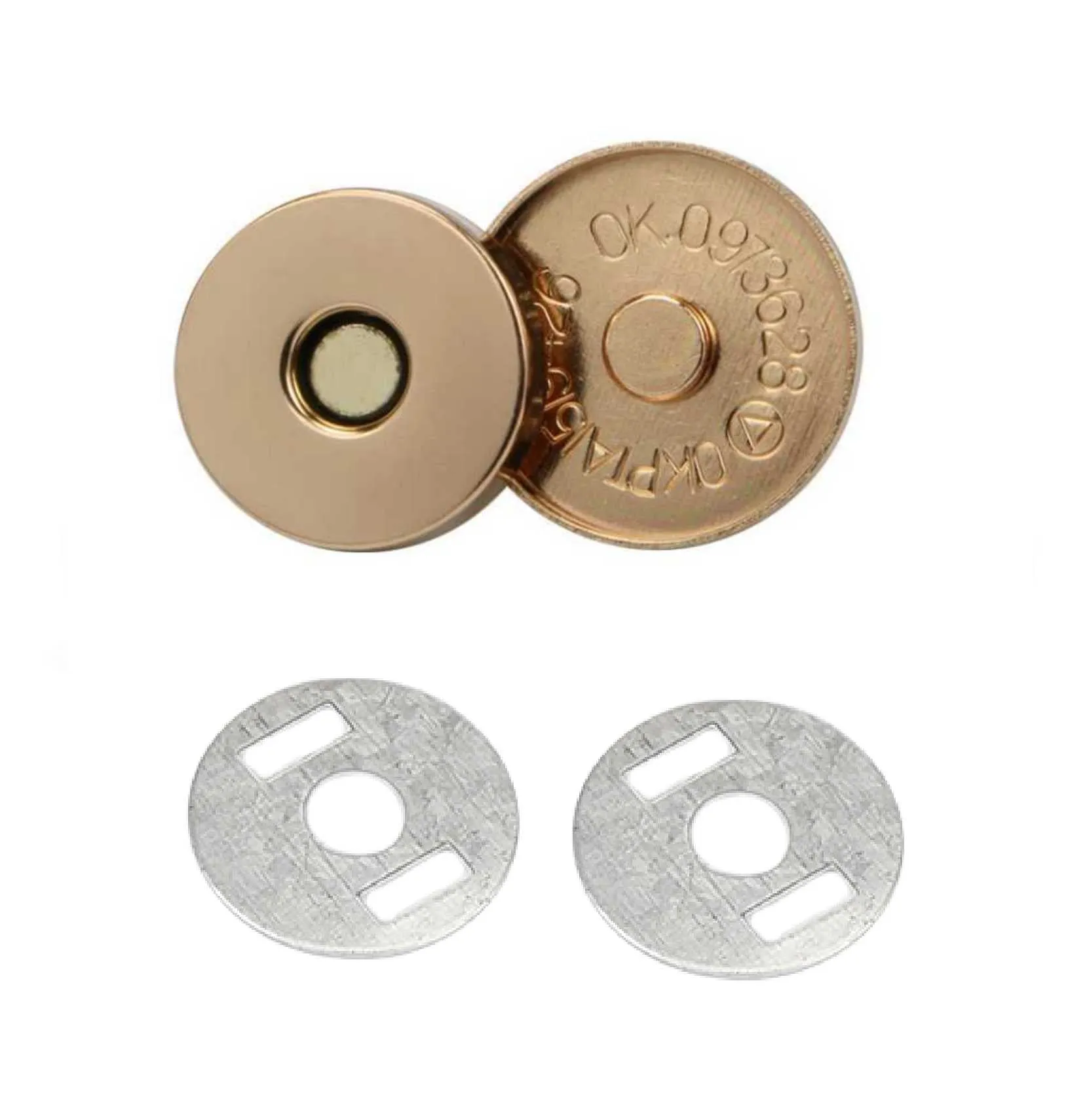 18x2mm Full Cover Magnetic Snaps (50-sets)