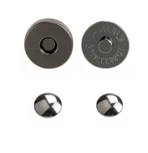 18x4.5mm Double Rivet Magnetic Snaps (50-sets)