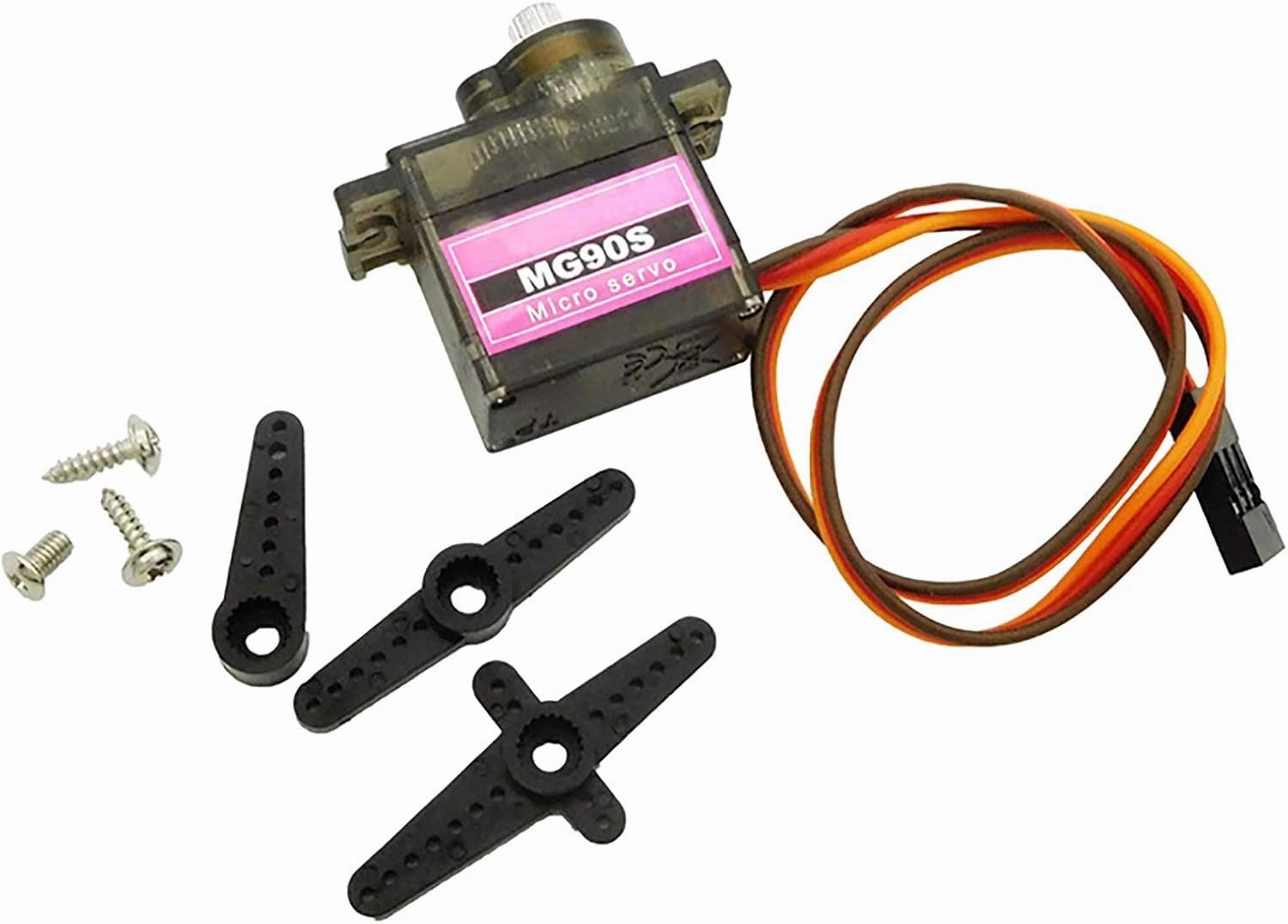 1/3 / 5PCS MG90S Servo Micro 9G Servo Motor Metal Geared Micro Servo Motor 9G Smart Robot Car Helicopter Plane Boat