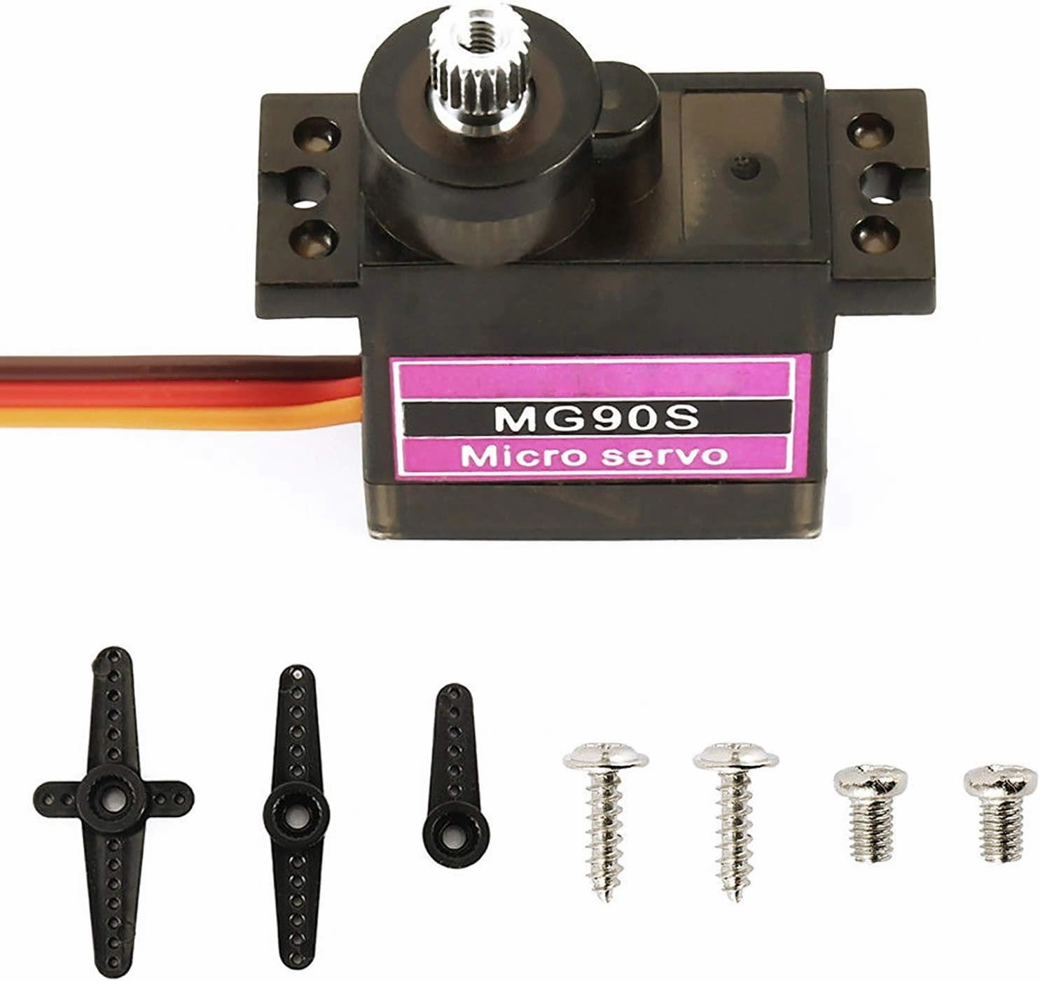 1/3 / 5PCS MG90S Servo Micro 9G Servo Motor Metal Geared Micro Servo Motor 9G Smart Robot Car Helicopter Plane Boat