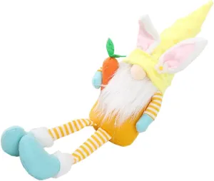 1pc Adorable Easter Theme Doll Cute -Legged Bunny Gnome Toy for Festive Decor Delicate Party Accessory for Celebrations and Family and Friends