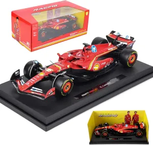 2024 New 1/18 F1 SF24#16 Leclerc Racing Car Model for Ferari Diecast Adult Formula One Collection Gift