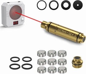 223Rem Dry Fire Training System Kit Laser Cartridge & Electronic Counting Target Set - 5 Levels of Difficulty - 4 Ways to Place - Safe Fire Training