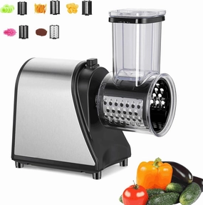 250W Electric Cheese Grater, Salad Maker for Home Kitchen Use, Cheese Grater Electric for Cheeses, Fruits, and Vegetables