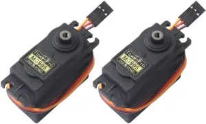 2pcs MG995 180°High Speed Torque Metal Gear Servo Motor Set Kit fit Boat/RC Helicopter/Airplane/Smart Car Robot/JR/Futaba