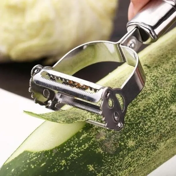 3-Pack: Stainless Steel Potato Cucumber Carrot Grater