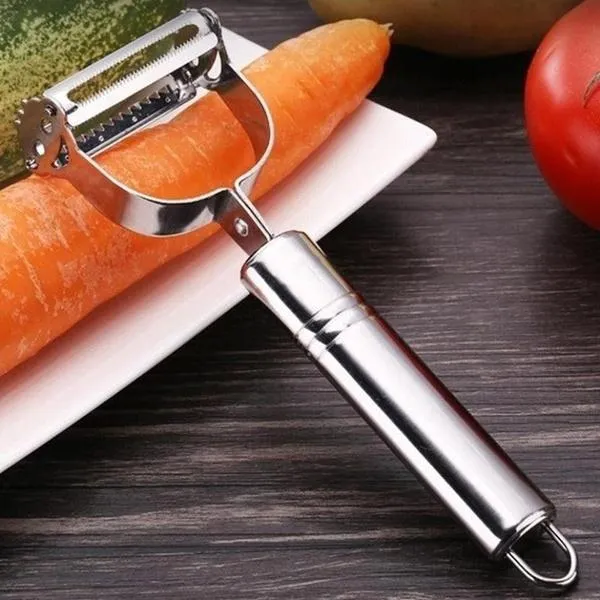 3-Pack: Stainless Steel Potato Cucumber Carrot Grater