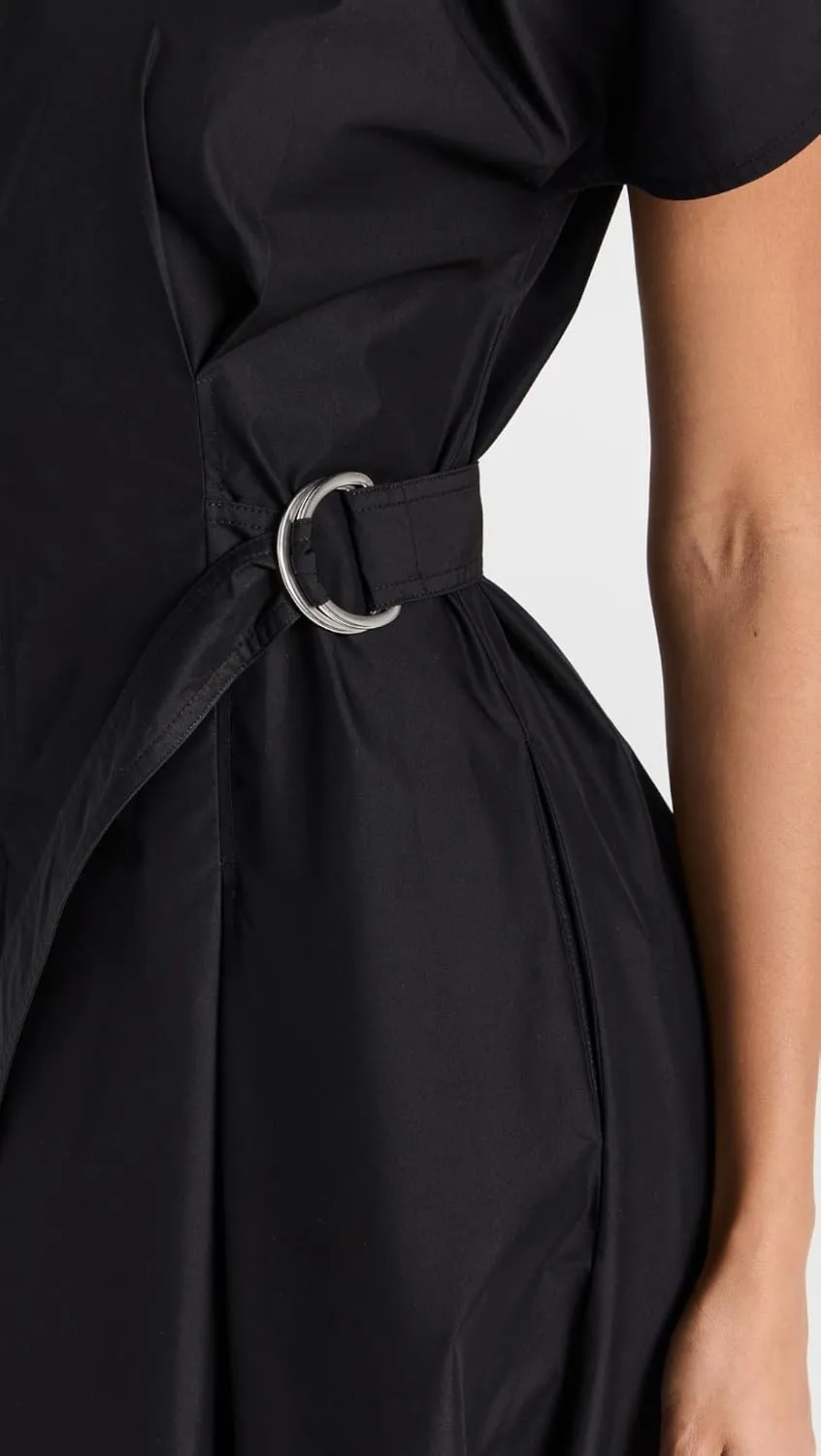 3.1 Phillip Lim Women's Puff Sleeve Side Tie Flare Dress