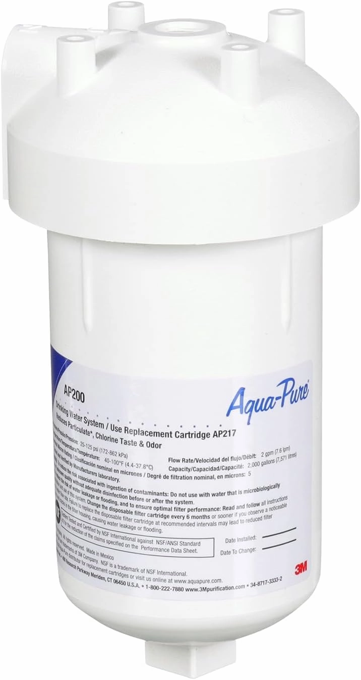 3M Aqua-Pure Under Sink Water Filter System AP200, Full Flow