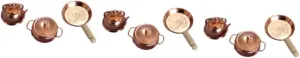 3sets Vivid Miniature Dollhouse Kitchen Accessories Stockpot Kettle Toys for Doll House Decor 3pcs*3