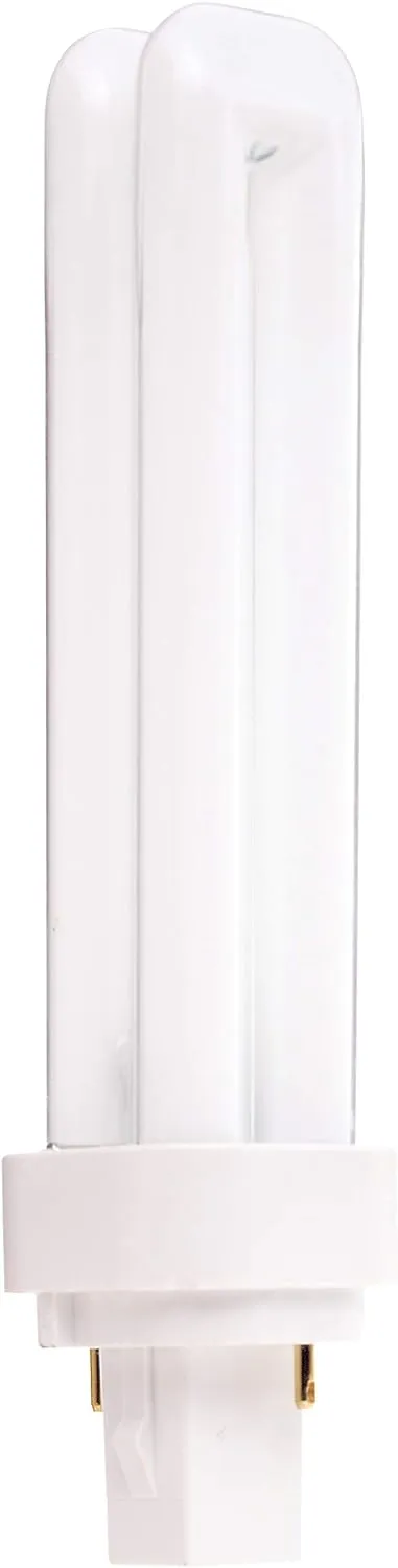 (4 Pack) PL18W/2U/2P/827 18-Watt Double Tube G24d-2 (2 Pin) Base 2700K CFL-Plug-in Replacement for Sylvania 21109 / 20676 CF18DD/827/ECO - GE 97577 F18DBX/827/ECO - Philips 383166 PL-C18W/27/USA/ALTO