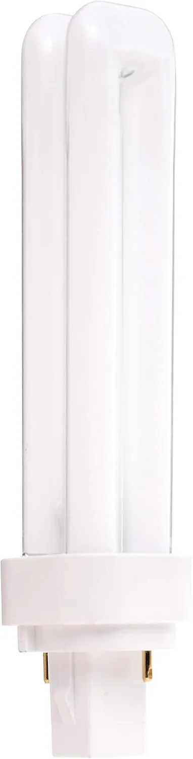 (4 Pack) PL18W/2U/2P/827 18-Watt Double Tube G24d-2 (2 Pin) Base 2700K CFL-Plug-in Replacement for Sylvania 21109 / 20676 CF18DD/827/ECO - GE 97577 F18DBX/827/ECO - Philips 383166 PL-C18W/27/USA/ALTO