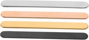 4pcs Metal Ring Blanks Kit Lightweight Craft Strips for DIY Jewelry Making for Unique Designs and Easy Shaping for Friends and Family Craft Projects