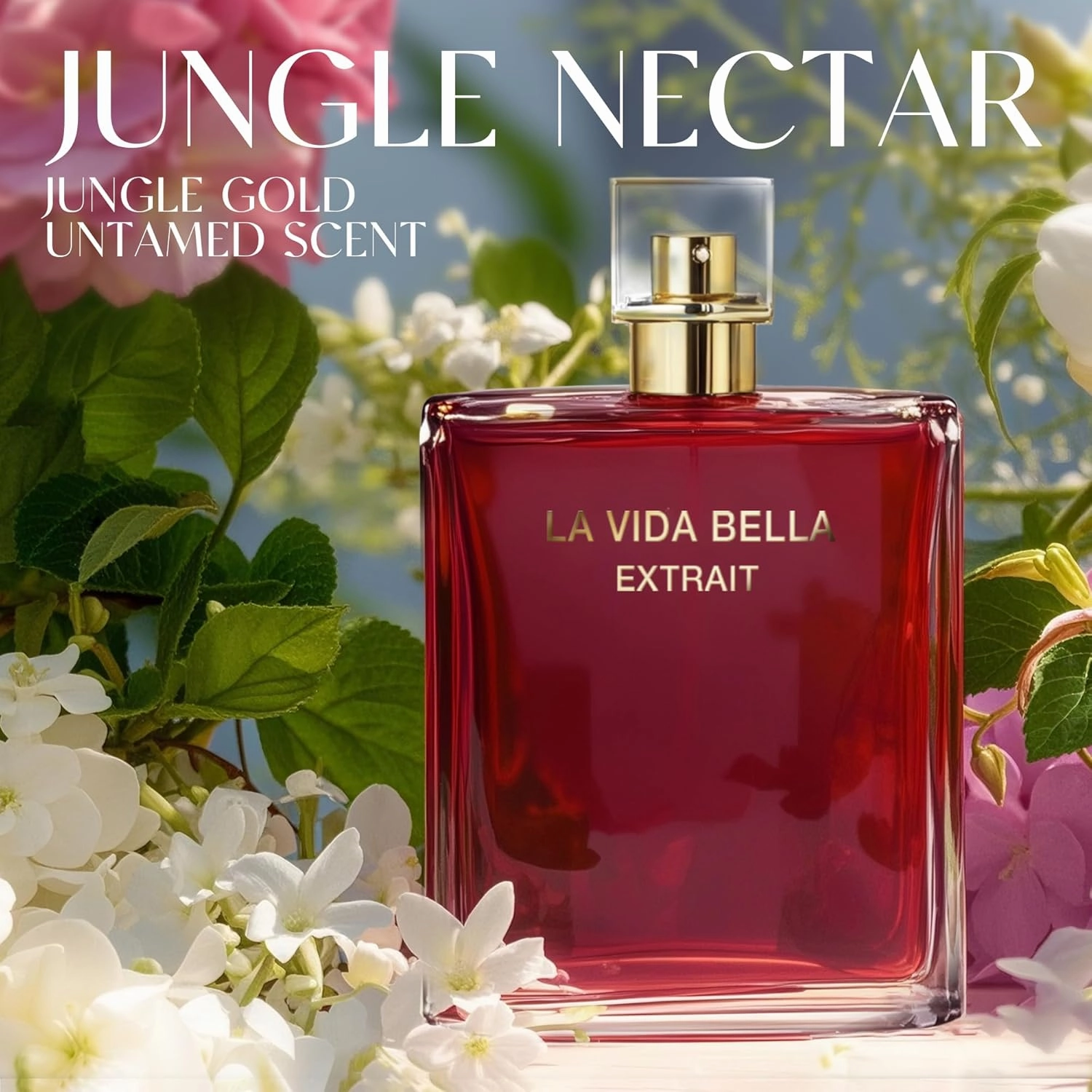 4PCS Perfume Set for Women - Floral Fragrance Gift Set with Vanilla,Sweet Fruity Eau De Parfume| 3.4 Fl Oz Each(Valuable Paris,La Vida Bella Ext,KA,Sugar Candy)