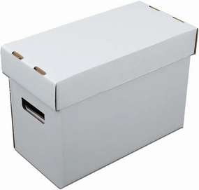 5 Pack Comic Book Storage Comic Book Box Holds 150-175 Comics Collapsible & Stackable Comic Short Box Moistureproof Comic Box Stackable Archival Cardboard
