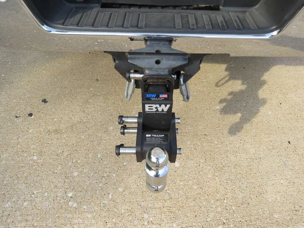 61775 | 4 Pack Mixed 2.5, Keyed Alike, Hitch Locks Compatible with B&W 2" & 2.5" Tow & Stow 10K LB & 18K LB - Includes Receiver Lock for 2.0" Or 2.5" Receiver
