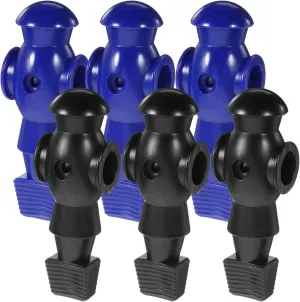 6pcs Foosball Men Foosball Players Set Foosball Replacement Parts Table Soccer Football Player Foosball Machine