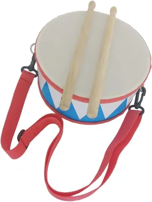 8 Inch Wooden Drum Set for Kids, Ideal for Birthdays and Special Occasions , Blue
