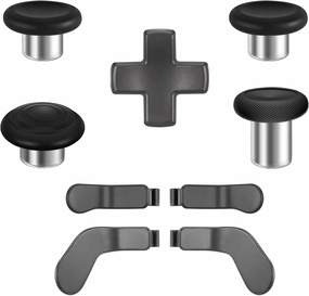 9 in 1 OEM Magnetic Thumbsticks Analog Thumb Sticks Replacement Joystick Parts Repair Accessories Kit Component Set with 4 Paddles, 1 D-Pads for Xbox Elite Controller Series 2 and Core Controller