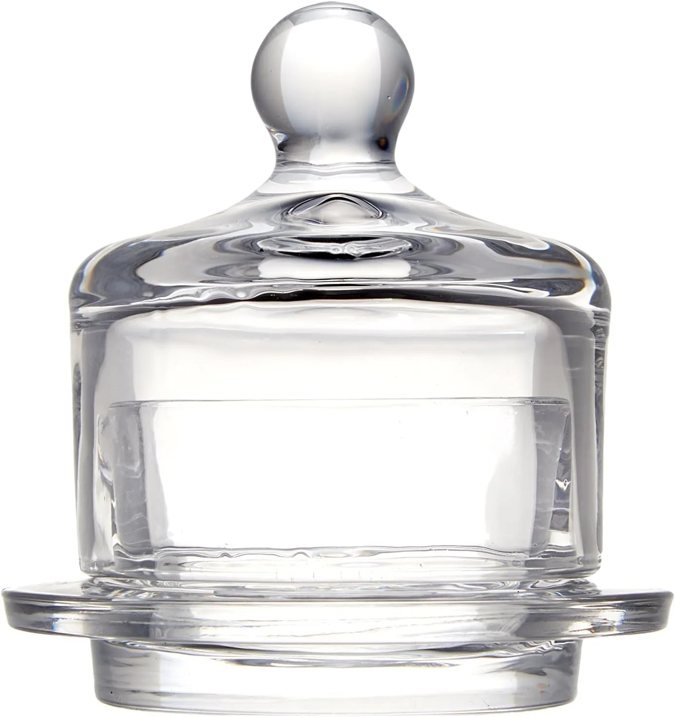 Abbott Collection 27-Antoine Butter Dish, Small Round Dome, Clear