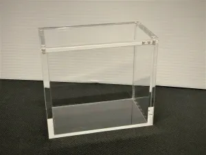 Acrylic Clear Magnetic Display Case 6MM Thick Magnetic Closure Compatiable with Pokemon TCG Booster Boxes Pack of 2 Displays