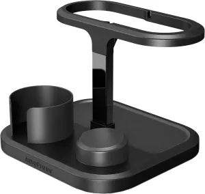 AeroPress Organizer Stand, Compact Storage Original, Clear, XL Coffee Maker, and Accessories, Ideal Coffee Caddy Storage Station, Experience Slip-Free Storage, Black