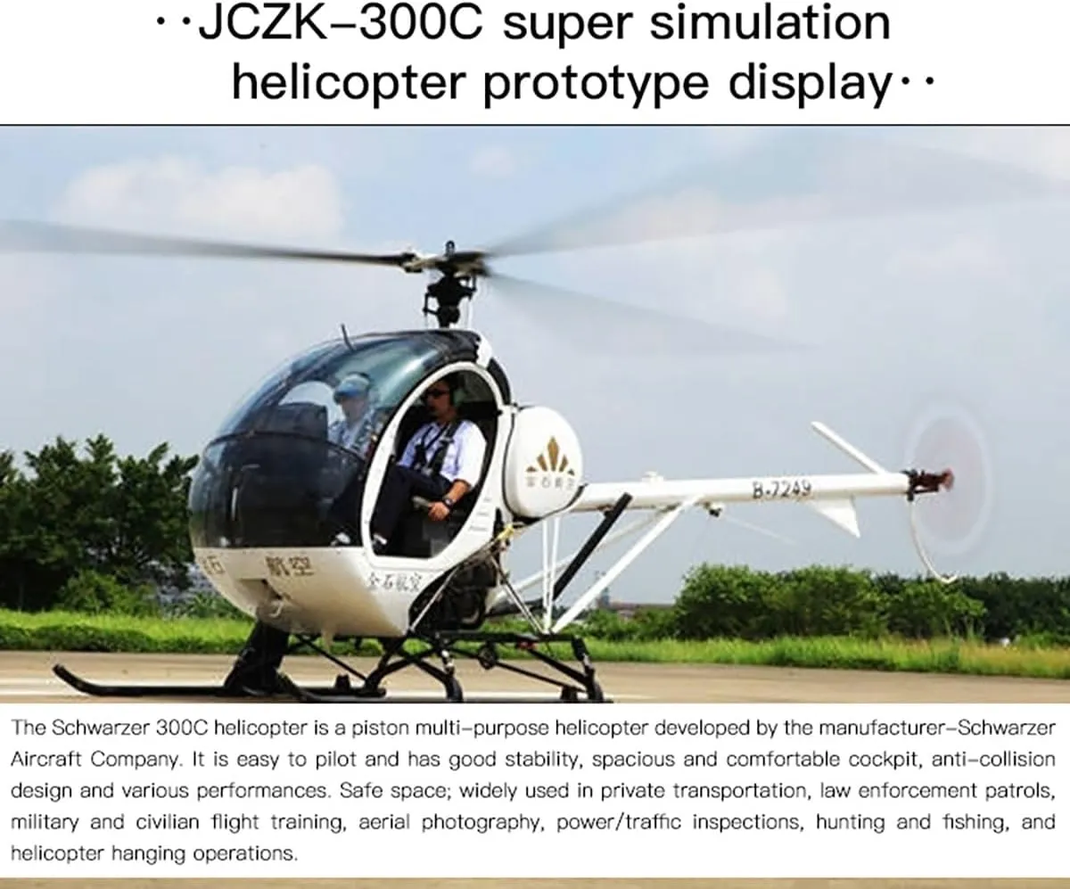 Aetheria JCZK 300C PRO RC Helicopter with H1 Smart Flight Control and GPS Positioning   XT60 Connector, 2.4G 12CH Flybarless All Metal Remote Control Helicopter - RTF