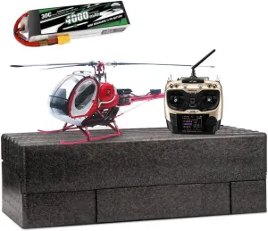 Aetheria JCZK 300C PRO RC Helicopter with H1 Smart Flight Control and GPS Positioning   XT60 Connector, 2.4G 12CH Flybarless All Metal Remote Control Helicopter - RTF