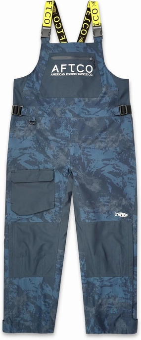 AFTCO Men's Barricade Bib - Blue - S, M, L, XL, 2X - Fishing Bibs