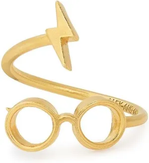 Alex and Ani Womens Harry Potter Glasses Ring Wrap