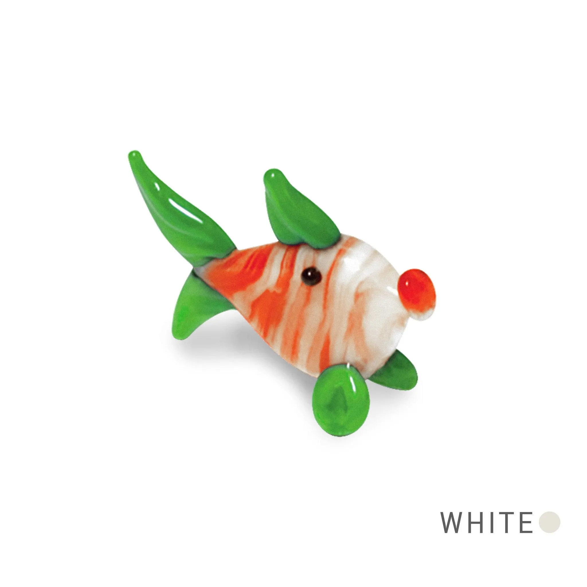 ANA the Fish Collectible Miniature Glass Figurine in Tynies Collector's Frame