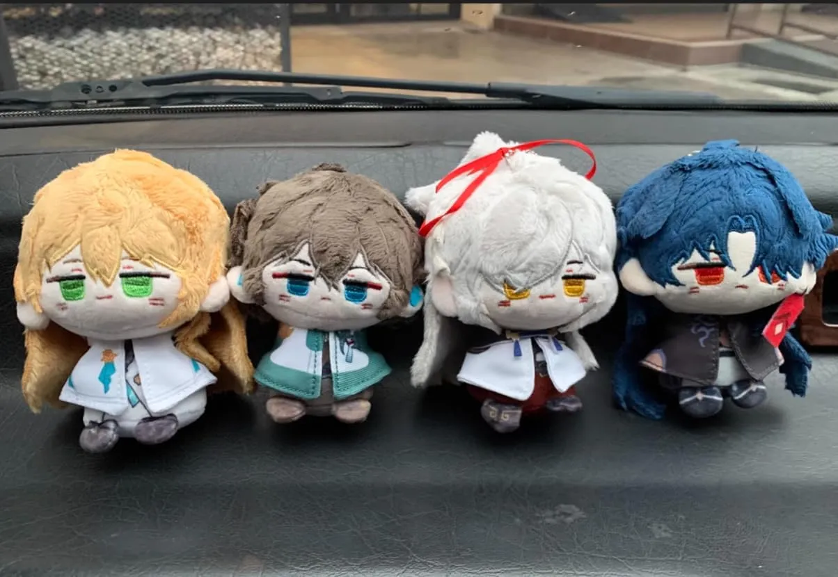 Anime Kafka Bailu Blade Dan Heng Jing Yuan Plush Doll Kawaii Merch Soft Adorable Plush Doll Pendant Gifts(Dan Heng)