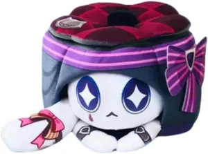 Anime Neuvillette Arlecchino Kamisato Ayaka Cat Cake Doll Action Figure Characters Collection Desktop Display Toys (Lyney)