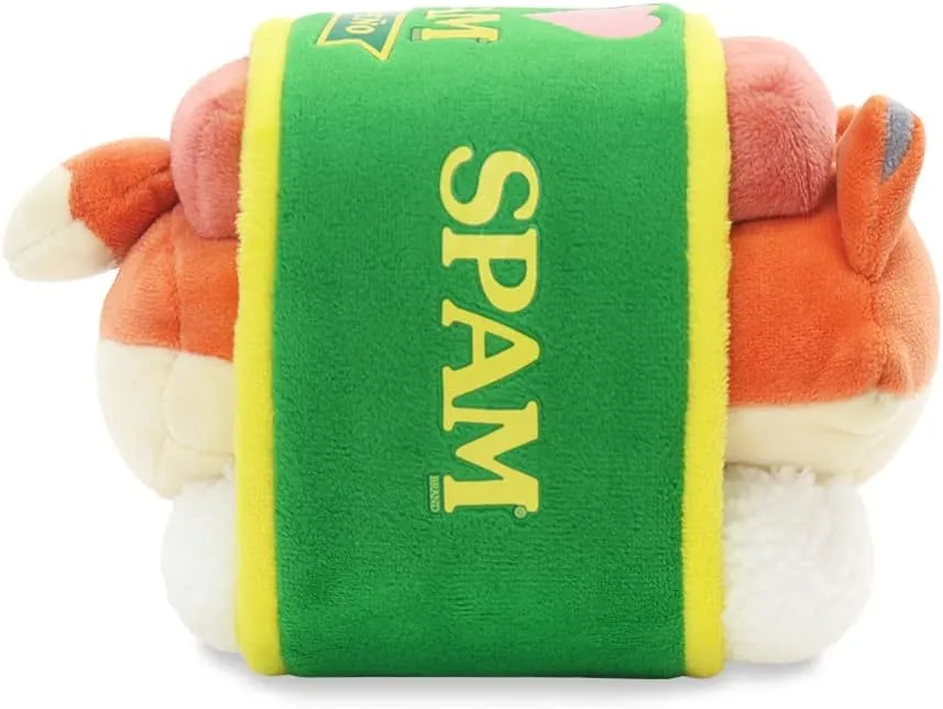 Anirollz Stuffed Animal Plush Toy - Official SPAM Musubi Blanket Outfitz Doll | Soft, Squishy, Warm, Cute, Comfort, Safe| Pillow with Fox - Birthday Decorations Graduation Gift 6" Foxiroll