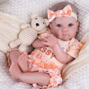 Aori Reborn Baby Dolls Girl Lifelike - Realistic 20-Inch Newborn Baby Girls with Poseable Limbs and Feeding Kit, Gift for Kids 3 , Pre-Parents, Grand-Parents, Collectors