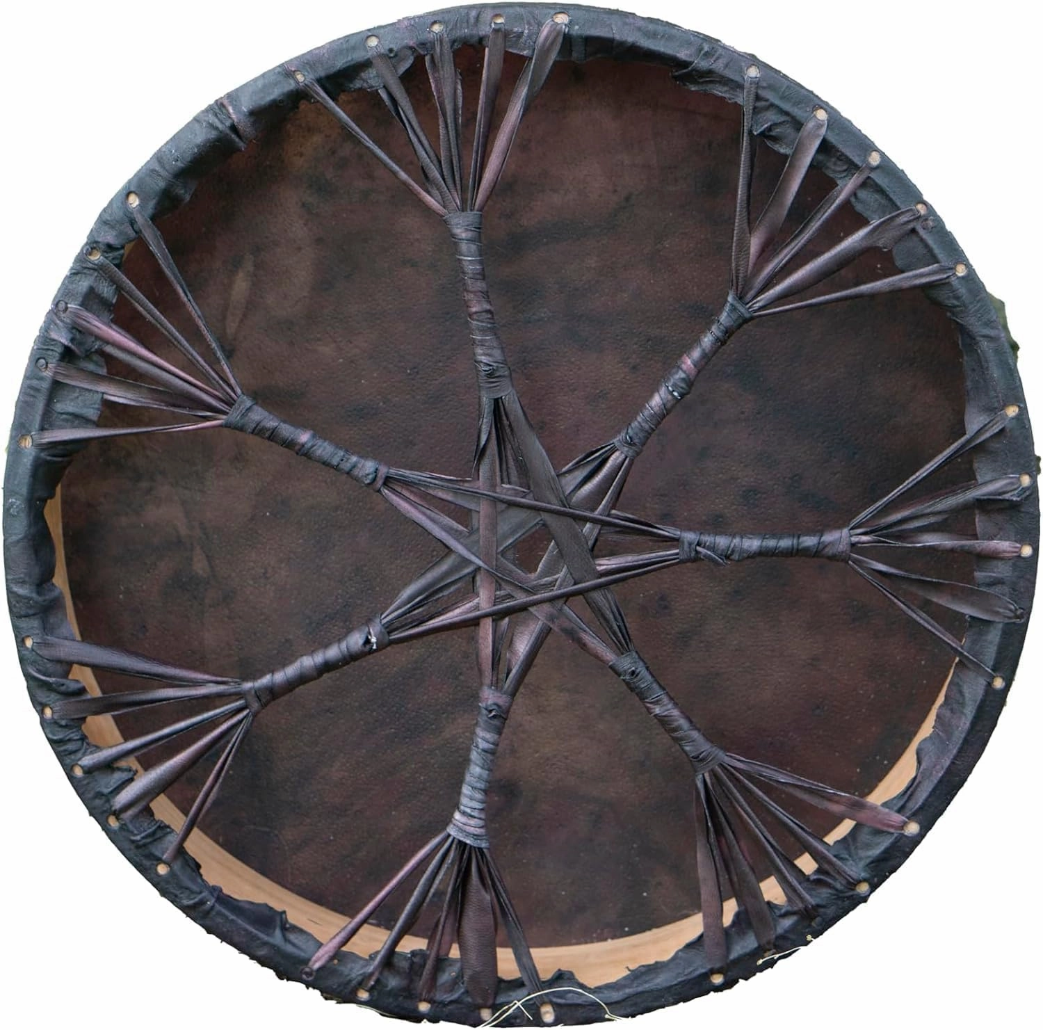 ARAW American Shamanic Native Drum Bison Natural Hide (16 Inches Diameter X 3 Inches Depth)