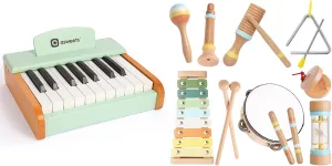 Asweets 18 Keys Piano Keyboard & Asweets Baby Musical Instruments Set