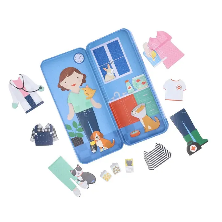 At the Vet Magnetic Play Set