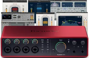 AudioDeluxe Focusrite Scarlett 18i16 (4th Gen) USB Audio Interface and Waves Musicians 2 Bundle