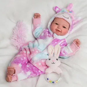 BABESIDE Baby Dolls, 18inch Realistic Baby Doll Girl Real Life Toys with Accessorries for 3  Old Kids Realife Gifts Collection