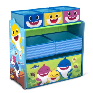 Baby Shark Design & Store 6 Bin Toy Storage Organizer by Delta Children