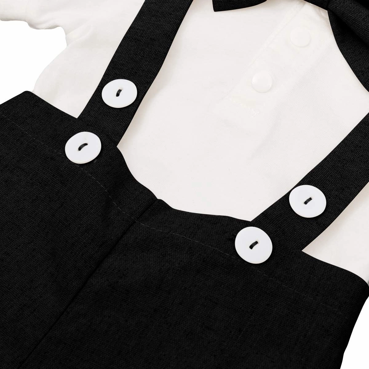 Baby Boy Baptism Christening Outfit Bowtie Dress Shirt Suspenders Shorts Summer Wedding Party Formal Ring Bearer Suits