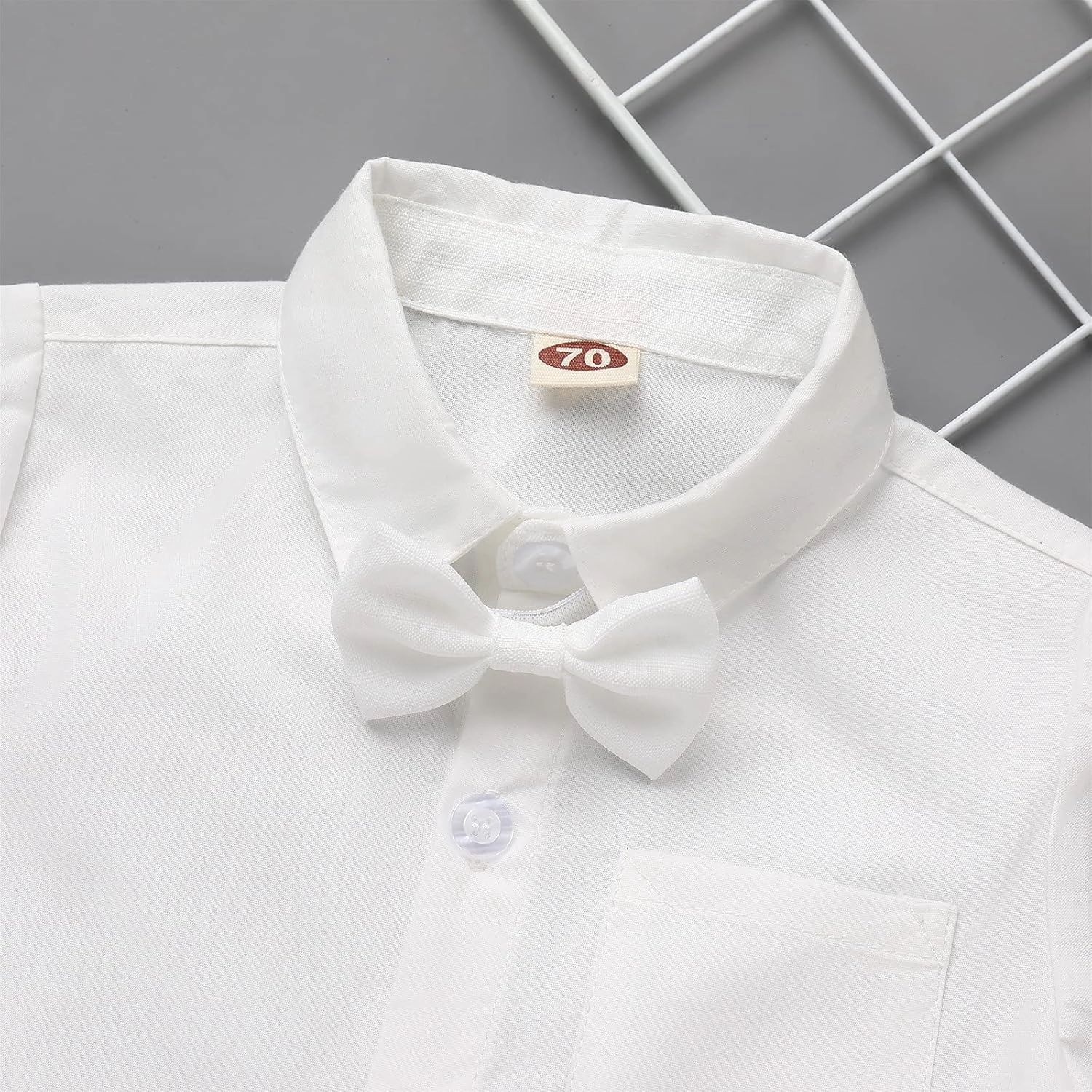 Baby Boy Baptism Christening Outfit Bowtie Dress Shirt Suspenders Shorts Summer Wedding Party Formal Ring Bearer Suits